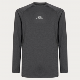 SPORTOVNÍ TRIČKO - O FIT RC LS - BLACK/GREY HEATHER FOA404407-9VC-S