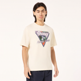 OAKLEY ENHANCE NEW RETRO TEE TRIANGLE 1.0 LIGHT CREAM FOA406340-10P-XXL