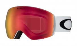 OAKLEY Flight Deck Snow Goggle Matte White / Prizm Snow Torch Iridium - OO7050-35